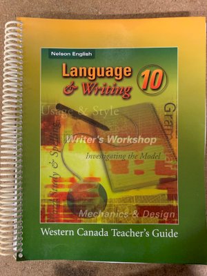 Language & Writing 10 TG Western CDN Ed by Teacher's Edition