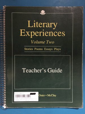 Literary Experiences Vol. 2 TG by Teacher's Guide