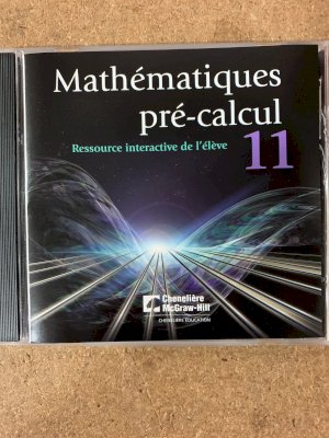 Mathematiques Pre-Calculus 11 Student CD by Student DVD