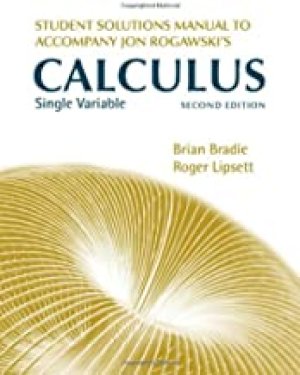 Calculus: Single Variable 2/E SSM by Student Solutions Manual