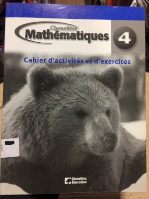 Mathematiques 4e Annee Cahier D'activite by Workbook