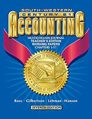 Century 21 Accounting: Multicolumn Journ by Workbook Teacher's Ed