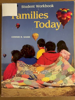 Families Today 1/E Workbook by Sasse, Connie