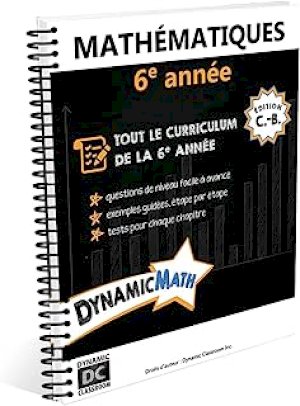 BC Grade 6e Mathematiques Easy Math Guid by Taylor, Alan R