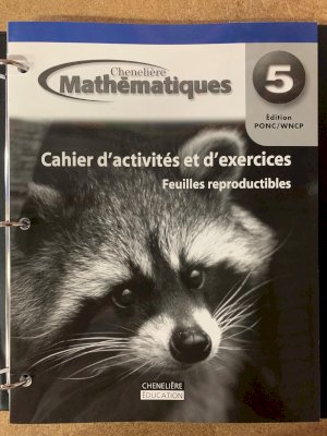 Mathematiques 5 WNCP Feuilles Reproducti by Workbook BLM