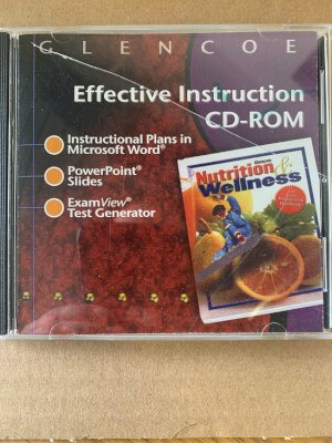 Nutrition & Wellness Instruction CD-Rom by Unknown