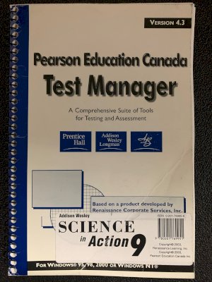 Science in Action 9 Test Manager by Unknown