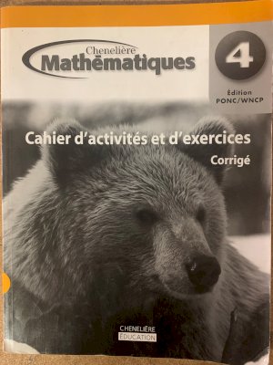 Mathematiques 4 WNCP Workbook Te by Workbook Teacher's Ed