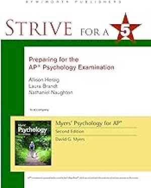 Strive for 5: Preparing for the Ap Psych by Myers, David G