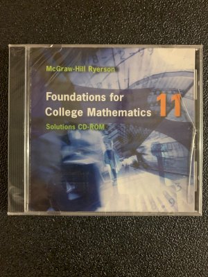 Foundations for College Math 11 Solution by Solutions CD