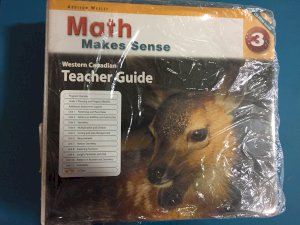 Math Makes Sense 3 Western TRB & CD by Teacher's Edition
