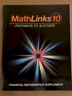 Mathlinks 10 Pathways to Success Financi by Financial Math Supplement