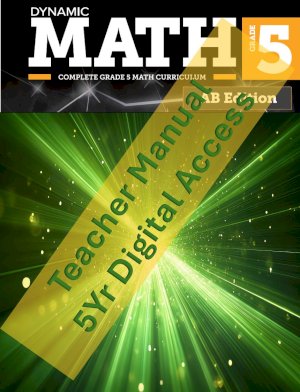 Dynamic Math GR 5 Ab Teacher's Resource by 5-Year Teacher Access