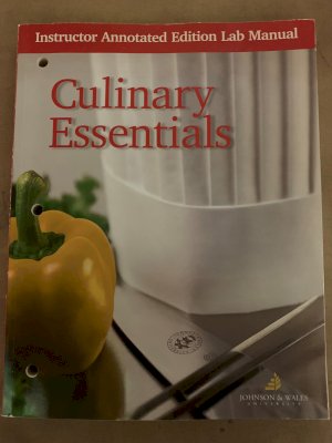 Culinary Essentials 2/E Lab Manual Te by Lab Manual Teacher's Ed