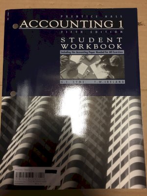 Accounting 1 5/E Workbook by Syme