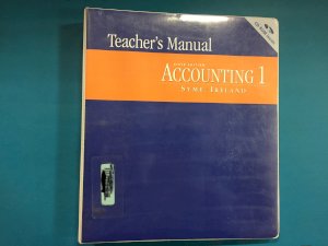 Accounting 1 6/E Teacher's Manual by Syme