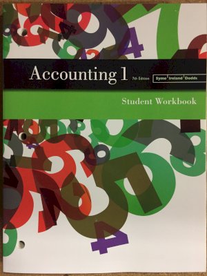 Accounting 1 7/E Workbook by Workbook