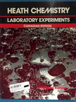 Heath Chemistry Lab Experiments TE CDN/E by Lab Experiments Te