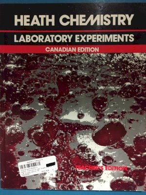 Heath Chemistry Lab Experiments Te CDN/E by Lab Experiments Te