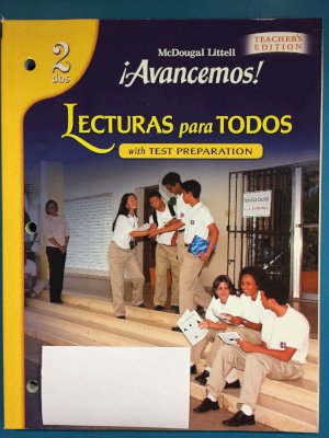 Avancemos Level 2 Lecturas Para Todos Te by Teacher's Edition