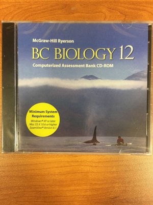 BC Biology 12 Computerized Assessment Bk by Computerized Assesment Bk