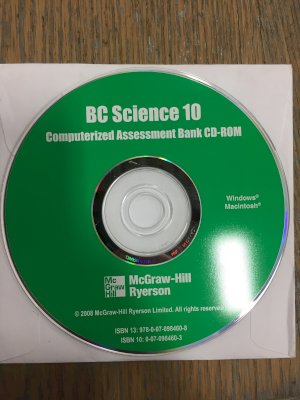 BC Science 10 Computerized Assessment Bk by Teacher's Edition