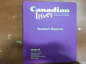 Canadian Issues Teacher's Resource by Teacher's Edition