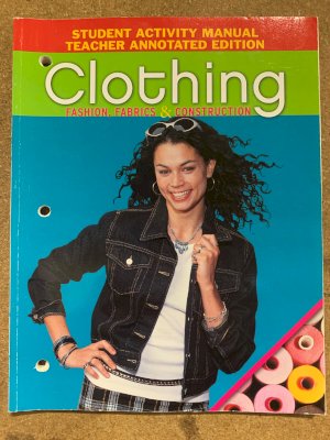 Clothing: Fashion, Fabric & ConstactbkTE by Workbook Teacher's Ed