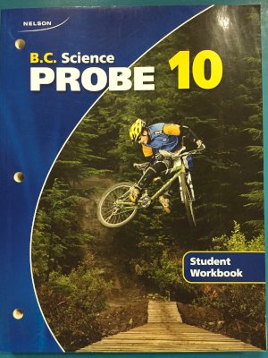 Science Probe 10 BC '08 Nelson Workbook by Workbook