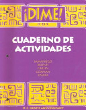 Dime DOS 1994 Actividades Book by Houghton Mifflin Company