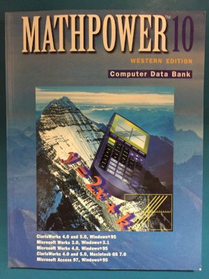 Math Power 10 Wce Computer Data Bank by Nixon, Janice