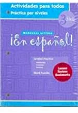 En Espanol LVL 3 Actividades Para Todas by Gahala