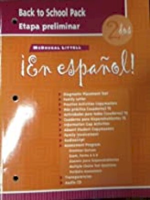 En Espanol! '04 Level 2 Back to Schoolpk by Gahala