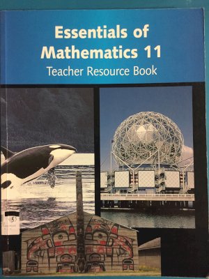 Essentials of Math 11 Teacher Resource by #7530879100