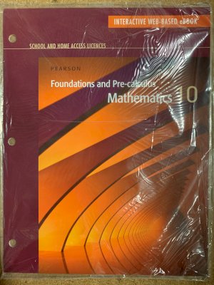 Foundations & Precalc Math 10 WNCP Ebook by 5 X 1-Year Access