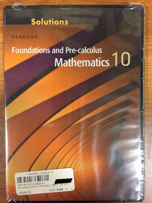 Foundations & Precalc Math 10 WNCP Solcd by Solutions CD