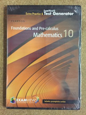 Foundations & Precalc Math 10 WNCP TSTBK by Test Bank