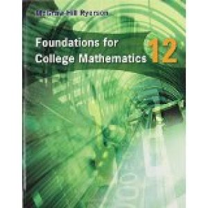 Foundations for College Mathematics 12 by Erdman, Wayne