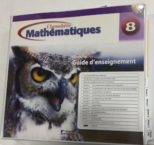 Mathematiques 8e Annee TG Ontario by Teacher's Edition