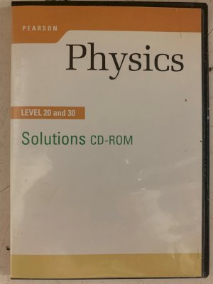 Pearson Physics Solutions CD-Rom by James E. Ackroyd, Pearson Education Canada