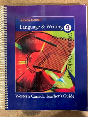 Language & Writing 9 TG Western CDN Ed by Teacher's Edition