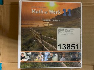 Math at Work 11 Teacher's Resource by Teacher's Resource Binder