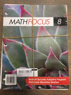 Math Focus 8 Student Success Adapted BLM by Blackline Masters
