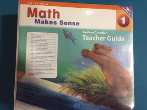 Math Makes Sense 1 Western TG & CD by Teacher's Resource Binder