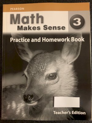 Math Makes Sense 3 WNCP Prac & HW Te by Workbook Teacher's Ed