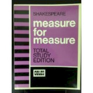 Measure for Measure Tse 1982 by Shakespeare, William