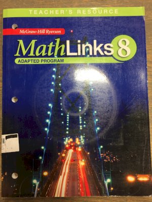 Mathlinks 8 Adapted Program TR by Teacher's Resource