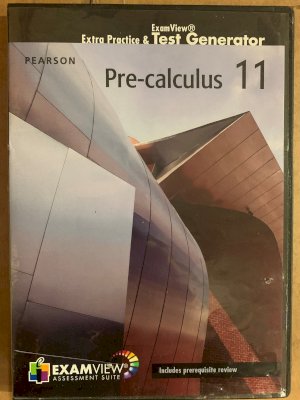 Pre-Calculus 11 Worktext Examview CD by Examview & Test Generator