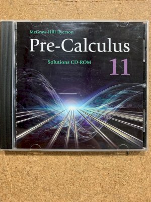 Precalculus 11 Solutions CD WNCP 2011 MH by Solutions CD