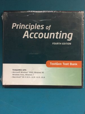 Principles of Accounting 4e Testbank by Testbank CD